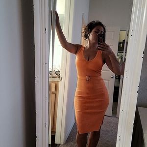 Orange dress